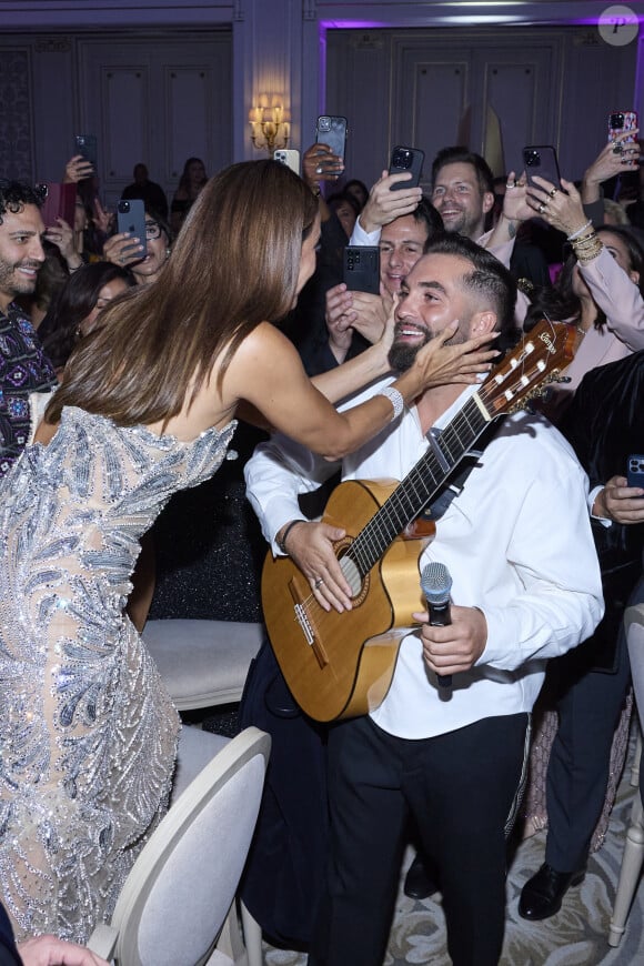 Exclusif - Eva Longoria, Kendji Girac - 12ème édition de la soirée Global Gift Gala à l'hôtel Four Seasons George V à Paris le 5 octobre 2024.