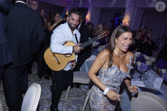 Exclusif - Eva Longoria, Kendji Girac - 12ème édition de la soirée Global Gift Gala à l'hôtel Four Seasons George V à Paris le 5 octobre 2024.