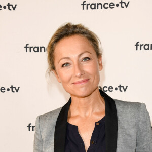 Anne-Sophie Lapix au photocall de la conférence de presse de France 2 au théâtre Marigny à Paris le 18 juin 2019 © Coadic Guirec / Bestimage