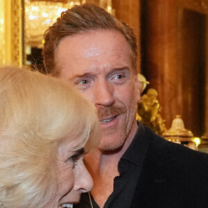 La reine consort d'Angleterre Camilla Parker Bowles - Réception pour le centenaire de la fondation Film et TV au palais de Buckingham à Londres le 13 novembre 2024