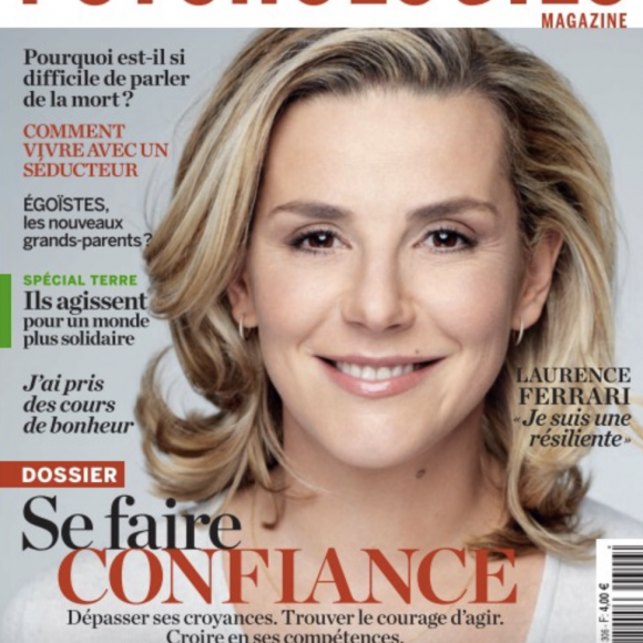 Elle se confiait sur le sujet en 2011, à travers les pages de "Psychologies Magazine".
Laurence Ferrari en couverture du magazine Psychologies paru en 2011