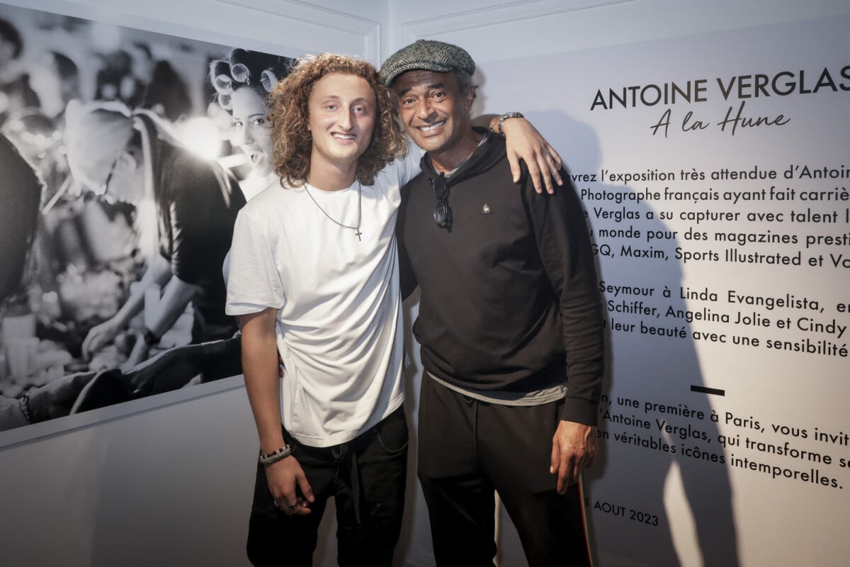 Photo Yannick Noah Passe La Soir E Avec Ses Fils Exclusif Joalukas Noah Et Son P Re Yannick