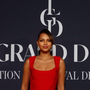 Indira Ampiot (miss France 2023) - Photocall de la soirée de gala "le Grand Dîner" au Palais Bulles à Théoule-sur-mer lors du 77ème Festival International du Film de Cannes le 18 mai 2024. © Christophe Clovis / Bestimage 