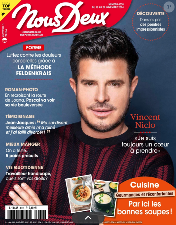 Couverture du magazine Nous Deux.