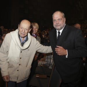 Charles Dumont, Eric Dupond-Moretti au concert d' Isabelle Boulay en hommage au 60ème anniversaire de la disparition d'Edith Piaf à la Seine Musicale à Boulogne-Billancourt le 17 octobre 2023. © Jack Tribeca / Bestimage 