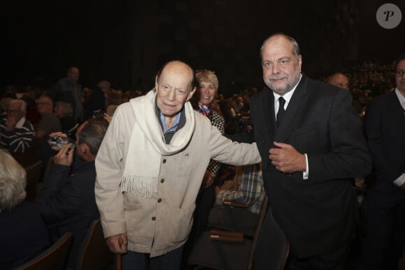 Charles Dumont, Eric Dupond-Moretti au concert d' Isabelle Boulay en hommage au 60ème anniversaire de la disparition d'Edith Piaf à la Seine Musicale à Boulogne-Billancourt le 17 octobre 2023. © Jack Tribeca / Bestimage 