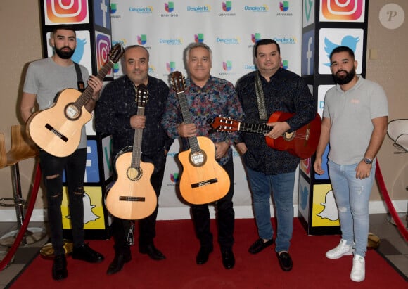 Les Gipsy Kings sur le plateau de l'émission TV "Despierta America" à Miami. Le 13 novembre 2018