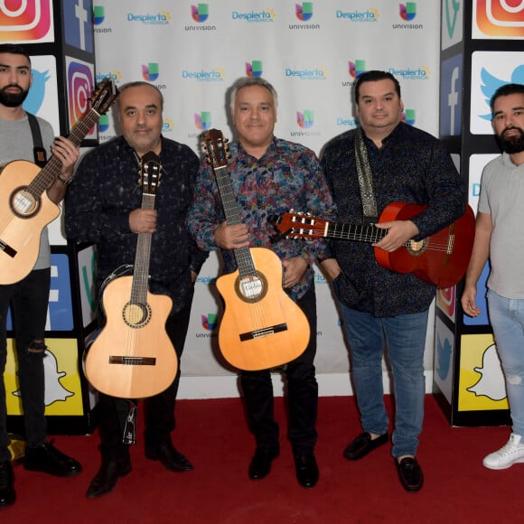 Les Gipsy Kings sur le plateau de l'émission TV "Despierta America" à Miami. Le 13 novembre 2018