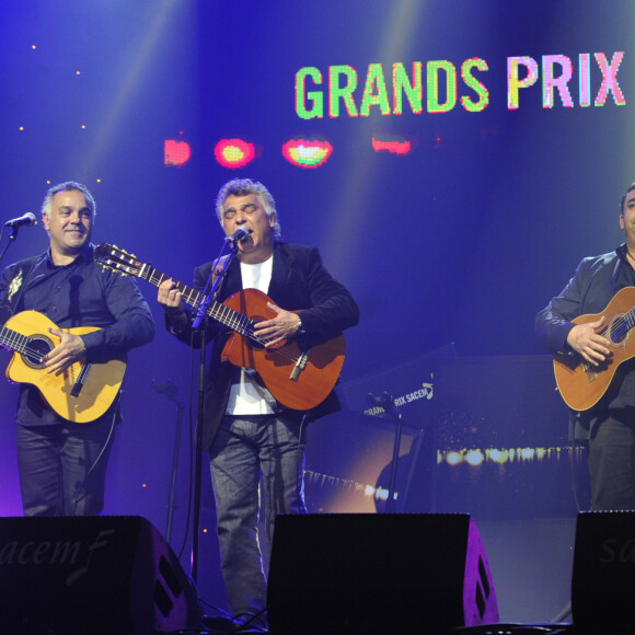 Gipsy Kings - Grands Prix Sacem 2012 au Casino de Paris le 26 Novembre 2012. Decernes chaque annee , les Grands prix de la Sacem recompensent des auteurs, compositeurs et editeurs de musique, membres de la Sacem.