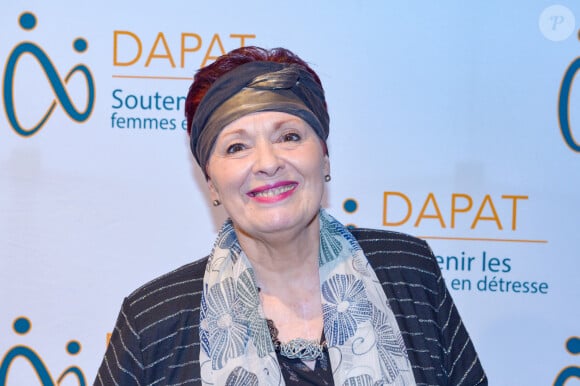 Fabienne Thibeault lors de la 3ème cérémonie de remise des prix DAPAT qui récompensent des associations qui mènent des actions remarquables au profit des femmes en situation de précarité, au théâtre du Rond-Point à Paris le 18 mars 2024. © Rachid Bellak / Bestimage 