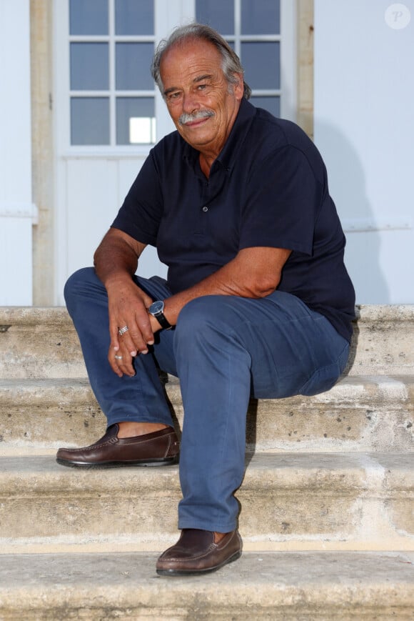 Exclusif - Jean Pierre Lavoignat au Château Meyney à Saint-Estèphe lors du Festival International du Film en Médoc "Les Vendanges du 7ème art" © Jean-Marc Lhomer / Bestimage 