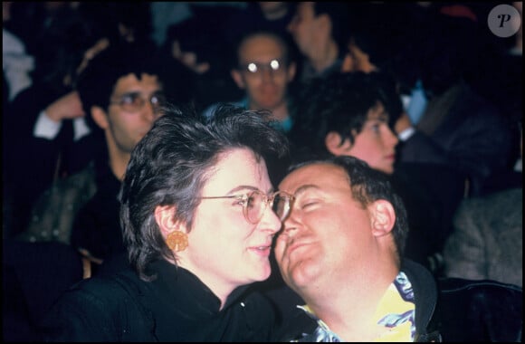 Archives - Josiane Balasko et Coluche en 1985