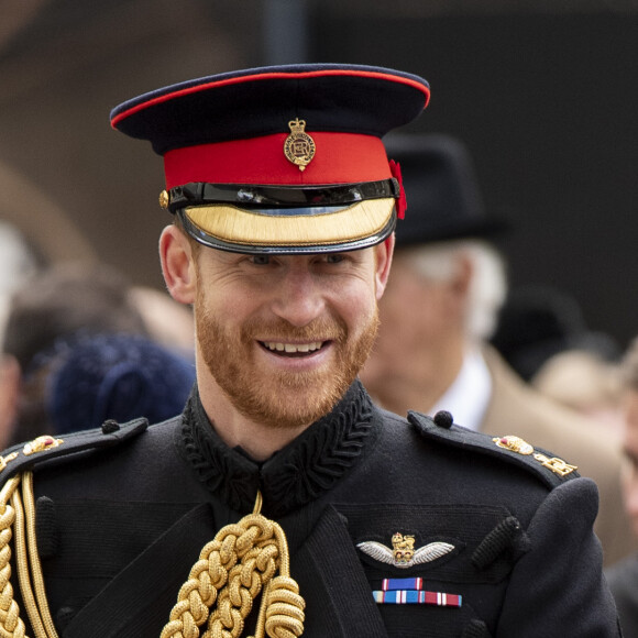 Le prince Harry, duc de Sussex, assiste au 91ème 'Remembrance Day', une cérémonie d'hommage à tous ceux qui sont battus pour la Grande-Bretagne, à Westminster Abbey, le 7 novembre 2019. 
