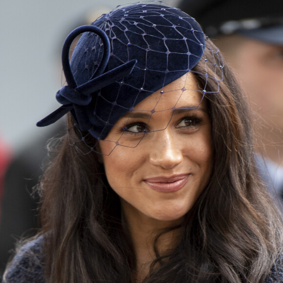 Meghan Markle, duchesse de Sussex, assiste au 'Remembrance Day', une cérémonie d'hommage à tous ceux qui sont battus pour la Grande-Bretagne, à Westminster Abbey, le 7 novembre 2019. 