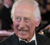 "C'est une grande tristesse pour lui de ne pas voir plus souvent Archie et Lilibet", a-t-elle rapporté pour "The Mirror." "C'est pourquoi il ne rompra jamais les liens avec Harry".
Le roi Charles III d'Angleterre à son arrivée à la première du film "Gladiator II" à l'Odeon Leicester Square à Londres. Le 13 novembre 2024 