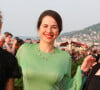 Edie Blanchard, Sylvie Lachat et Christophe Grundmann sur le tapis rouge du prix du court métrage lors du 37ème festival du film de Cabourg (37ème journées romantiques du 14 au 18 juin 2023), à Cabourg, France, le 16 juin 2023. © Coadic Guirec/Bestimage