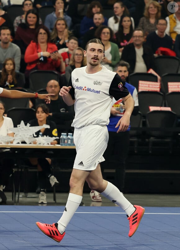 Pierre Garnier - Match de futsal lors de la nouvelle édition du Foot-Concert organisé par le Réseau A.Ma.N.D./Huntington Avenir à la LDLC Arena à Lyon le 11 Novembre 2024. © Dominique Jacovides/Bestimage