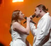 celui qui a longtemps fait l'objet de rumeurs avec Helena Bailly
Héléna Bailly et Pierre Garnier lors du concert de la Star Academy à Lyon, le 15/03/24. Photo Sandrine Thesillat / Panoramic