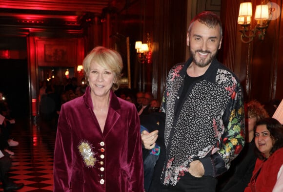 Exclusif - Ariane Massenet et Christophe Willem - Défilé rétrospectif Nathalie Garçon à l'occasion de ses 35 ans de sa marque lors d'une closing party à l'hôtel Raphael à Paris