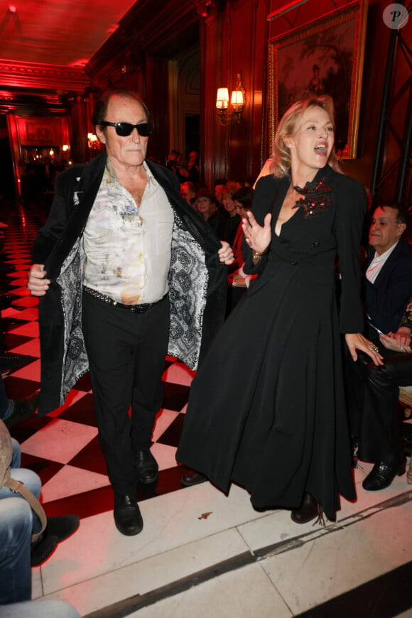 Exclusif - Franck Ros, Alexandra Vandernoot - Défilé rétrospectif Nathalie Garçon à l'occasion de ses 35 ans de sa marque lors d'une closing party à l'hôtel Raphael à Paris le 19 novembre 2024.