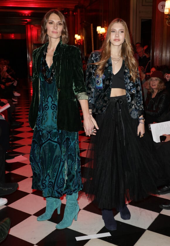 Exclusif - Lulia (sclupteur) et Hermine Nozac (étudiante) - Défilé rétrospectif Nathalie Garçon à l'occasion de ses 35 ans de sa marque lors d'une closing party à l'hôtel Raphael à Paris le 19 novembre 2024.