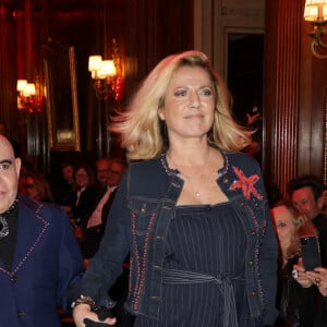 Exclusif - Paolo Calia et Natacha Amal - Défilé rétrospectif Nathalie Garçon à l'occasion de ses 35 ans de sa marque lors d'une closing party à l'hôtel Raphael à Paris le 19 novembre 2024.