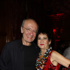 Exclusif - Philippe Geluck, Caroline Loeb - Défilé rétrospectif Nathalie Garçon à l'occasion de ses 35 ans de sa marque lors d'une closing party à l'hôtel Raphael à Paris le 19 novembre 2024.