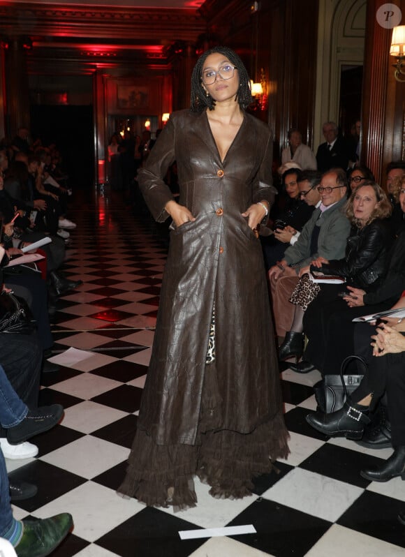 Exclusif - Lena Farouil (créatrice digitale) - Défilé rétrospectif Nathalie Garçon à l'occasion de ses 35 ans de sa marque lors d'une closing party à l'hôtel Raphael à Paris le 19 novembre 2024.