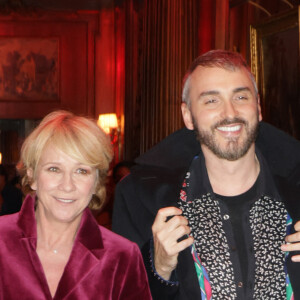 Exclusif - Ariane Massenet et Christophe Willem - Défilé rétrospectif Nathalie Garçon à l'occasion de ses 35 ans de sa marque lors d'une closing party à l'hôtel Raphael à Paris le 19 novembre 2024.