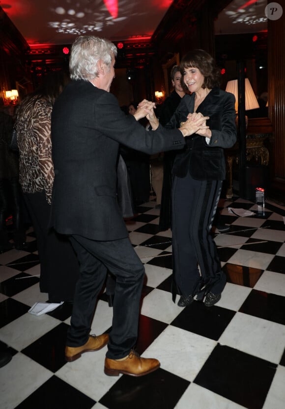 Exclusif - Claude Sérillon et Nathalie Garçon - Défilé rétrospectif Nathalie Garçon à l'occasion de ses 35 ans de sa marque lors d'une closing party à l'hôtel Raphael à Paris le 19 novembre 2024.