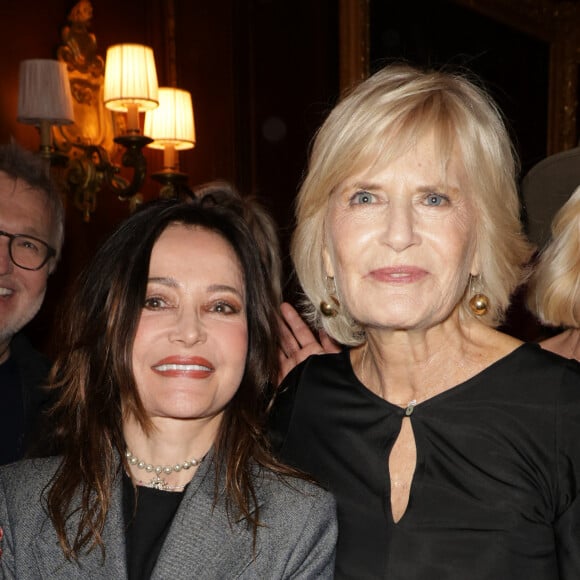 Exclusif - Evelyne Bouix et Catherine Ceylac - Défilé rétrospectif Nathalie Garçon à l'occasion de ses 35 ans de sa marque lors d'une closing party à l'hôtel Raphael à Paris le 19 novembre 2024.