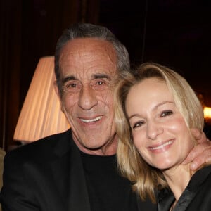 Exclusif - Thierry Ardisson et sa femme Audrey Crespo-Mara - Défilé rétrospectif Nathalie Garçon à l'occasion de ses 35 ans de sa marque lors d'une closing party à l'hôtel Raphael à Paris le 19 novembre 2024.