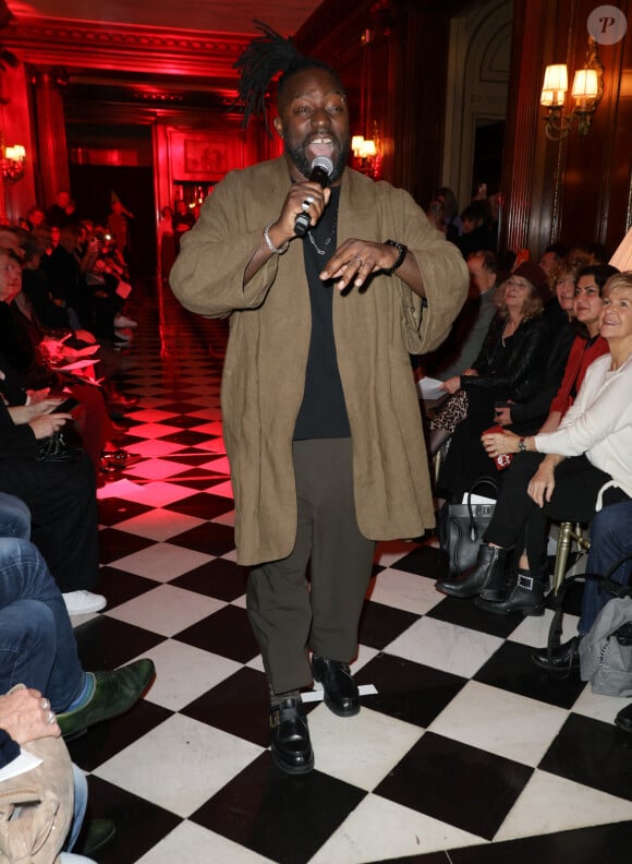 Exclusif - Sly Johnson - Défilé rétrospectif Nathalie Garçon à l'occasion de ses 35 ans de sa marque lors d'une closing party à l'hôtel Raphael à Paris le 19 novembre 2024.