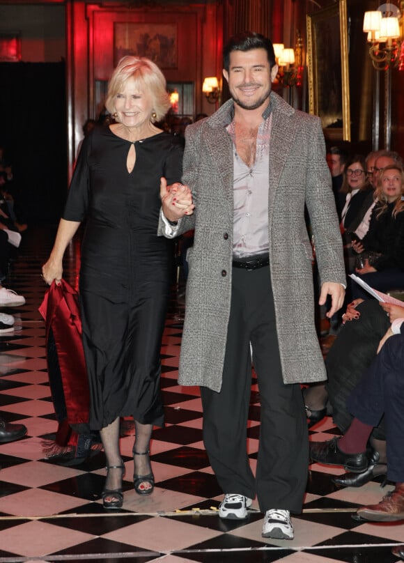 Exclusif - Catherine Ceylac et Vincent Niclo - Défilé rétrospectif Nathalie Garçon à l'occasion de ses 35 ans de sa marque lors d'une closing party à l'hôtel Raphael à Paris le 19 novembre 2024.