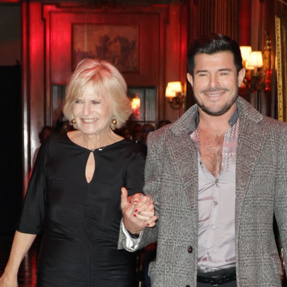 Exclusif - Catherine Ceylac et Vincent Niclo - Défilé rétrospectif Nathalie Garçon à l'occasion de ses 35 ans de sa marque lors d'une closing party à l'hôtel Raphael à Paris le 19 novembre 2024.