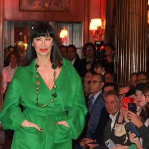 Exclusif - Mathilda May - Défilé rétrospectif Nathalie Garçon à l'occasion de ses 35 ans de sa marque lors d'une closing party à l'hôtel Raphael à Paris le 19 novembre 2024.