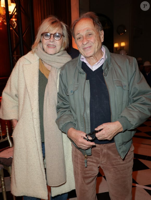 Exclusif - Chantal Ladesou et son mari Michel Ansault - Défilé rétrospectif Nathalie Garçon à l'occasion de ses 35 ans de sa marque lors d'une closing party à l'hôtel Raphael à Paris le 19 novembre 2024.