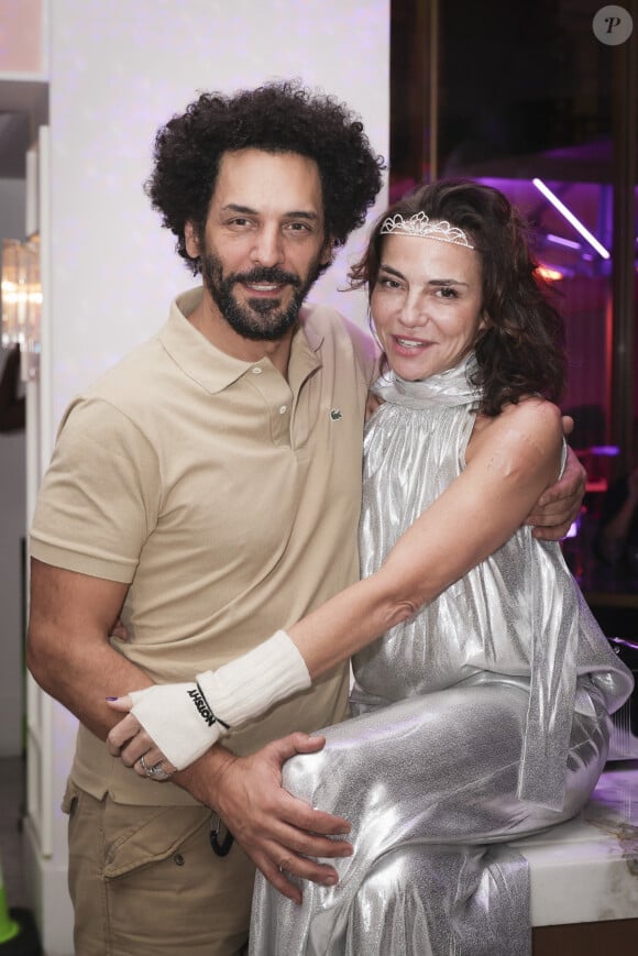 Exclusif - Tomer et Sandra Sisley - Soirée au restaurant de l'Hotel Kimpton, le Montecito, organisée par S.Sisley à Paris le 25 janvier 2024.  © Jack Tribeca / Bestimage 