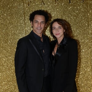 Exclusif - Sandra Sisley et son mari Tomer Sisley - L'hôtel The Peninsula Paris présente son univers féérique pour Noël le 30 novembre 2023 .  © Rachid Bellak / Bestimage 