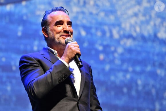 Jean Dujardin durant l'avant première mondiale au Grimaldi Forum à Monaco, le 9 février 2023, du film "Les gardiennes de la planète" réalisé par Jean-Albert Lièvre et raconté par J.Dujardin. © Bruno Bebert / Bestimage 