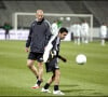 Jamel Debbouze et Zinédine Zidane.