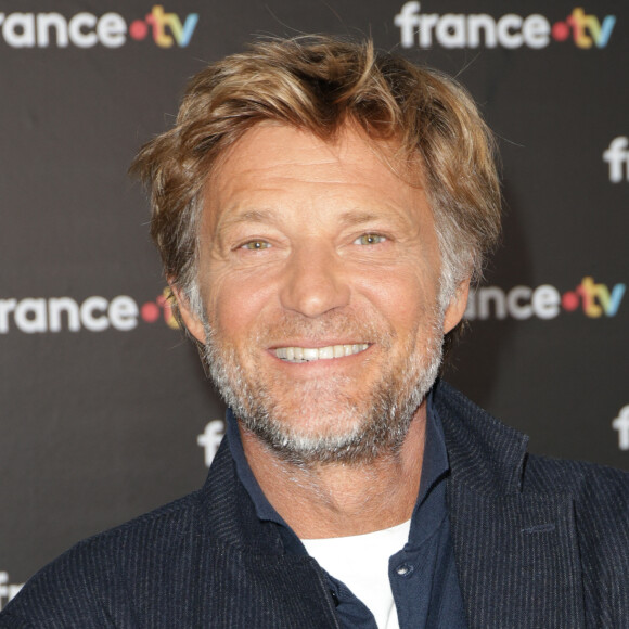 Laurent Delahousse au photocall de la conférence de presse de rentrée de France Télévisions à Paris, France, le 4 septembre 2024. © Coadic Guirec/Bestimage 