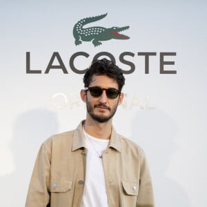 Exclusif - Pierre Niney, ambassadeur Lacoste et également égérie du parfum "Lacoste Original" - Lacoste et Interparfums ont célébré le lancement de "Lacoste Original", le premier parfum né de la collaboration récente entre les deux maisons, lors d'une cocktail party organisée sur le rooftop de l'hôtel Madame Rêve à Paris le 7 juillet 2024. © Rachid Bellak/Bestimage 