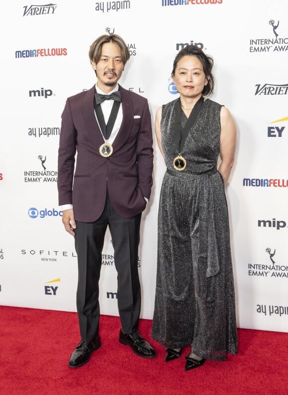 25 novembre 2024, New York, New York, États-Unis : Yu Nakajima et Keiko Shirai assistent aux International Emmy Awards à l'hôtel Hilton Times Square de New York le 25 novembre 2024 (image de crédit : © Lev Radin/ZUMA Press Wire)