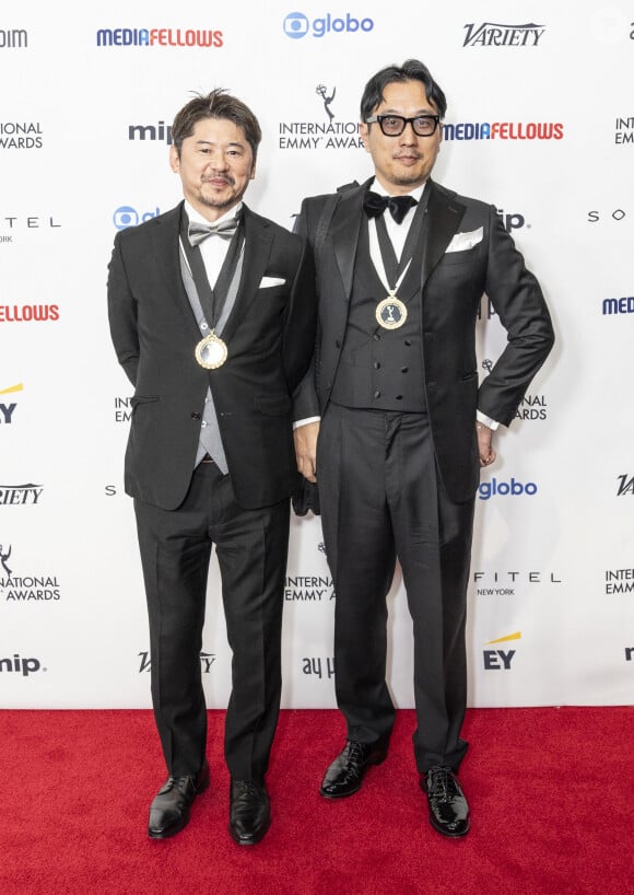 25 novembre 2024, New York, New York, États-Unis : Satoshi Kubota et Yuichi Sakurai assistent aux International Emmy Awards à l'hôtel Hilton Times Square de New York le 25 novembre 2024 (image de crédit : © Lev Radin/ZUMA Press Wire)