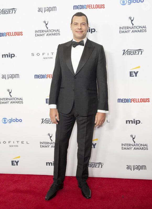 New York, USA : Laurent Lafitte assiste aux International Emmy Awards à l'hôtel Hilton Times Square à New York le 25 novembre 2024 (Image de crédit : © Lev Radin/ZUMA Press Wire)