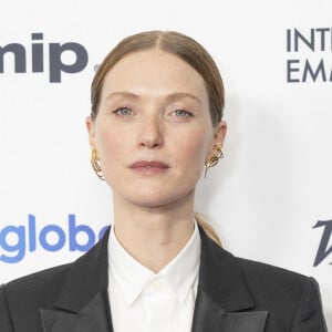 November 25, 2024, New York, New York, USA: Fleur Geffrier (Emmy Award de la meilleure série dramatique pour "Les Gouttes de Dieu") wearing suit by Marc-Antoine Barrois attends International Emmy Awards at Hilton Times Square Hotel in New York on November 25, 2024 (Credit Image: © Lev Radin/ZUMA Press Wire) 