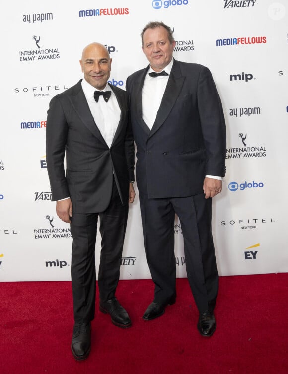 New York, USA : Sam Kozhaya et Alfred Lot assistent aux International Emmy Awards à l'hôtel Hilton Times Square à New York le 25 novembre 2024
(Image de crédit : © Lev Radin/ZUMA Press Wire)