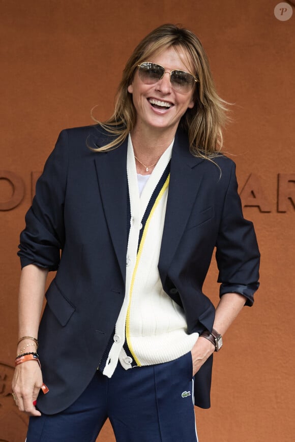 Sarah Poniatowski - Les célébrités au village lors des Internationaux de France de tennis de Roland Garros 2024 à Paris. Le 5 juin 2024. © Jacovides-Moreau/Bestimage 