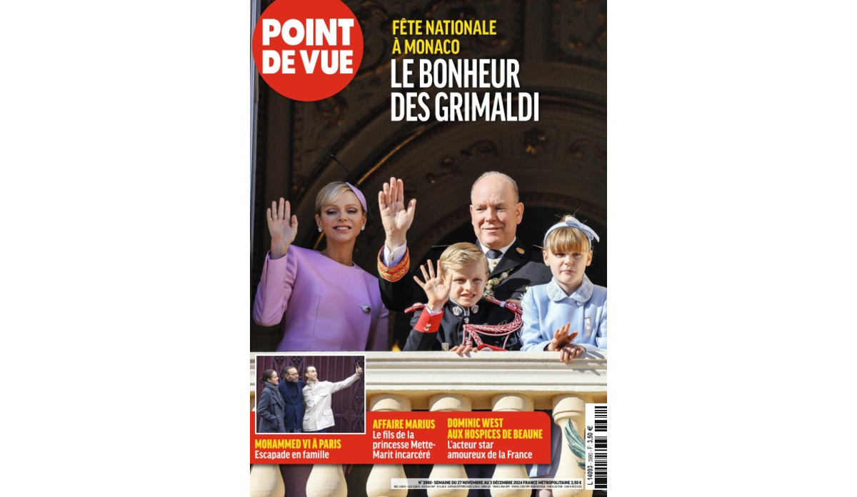 Photo Couverture de "Point de vue" mercredi 27 novembre 2024 Purepeople